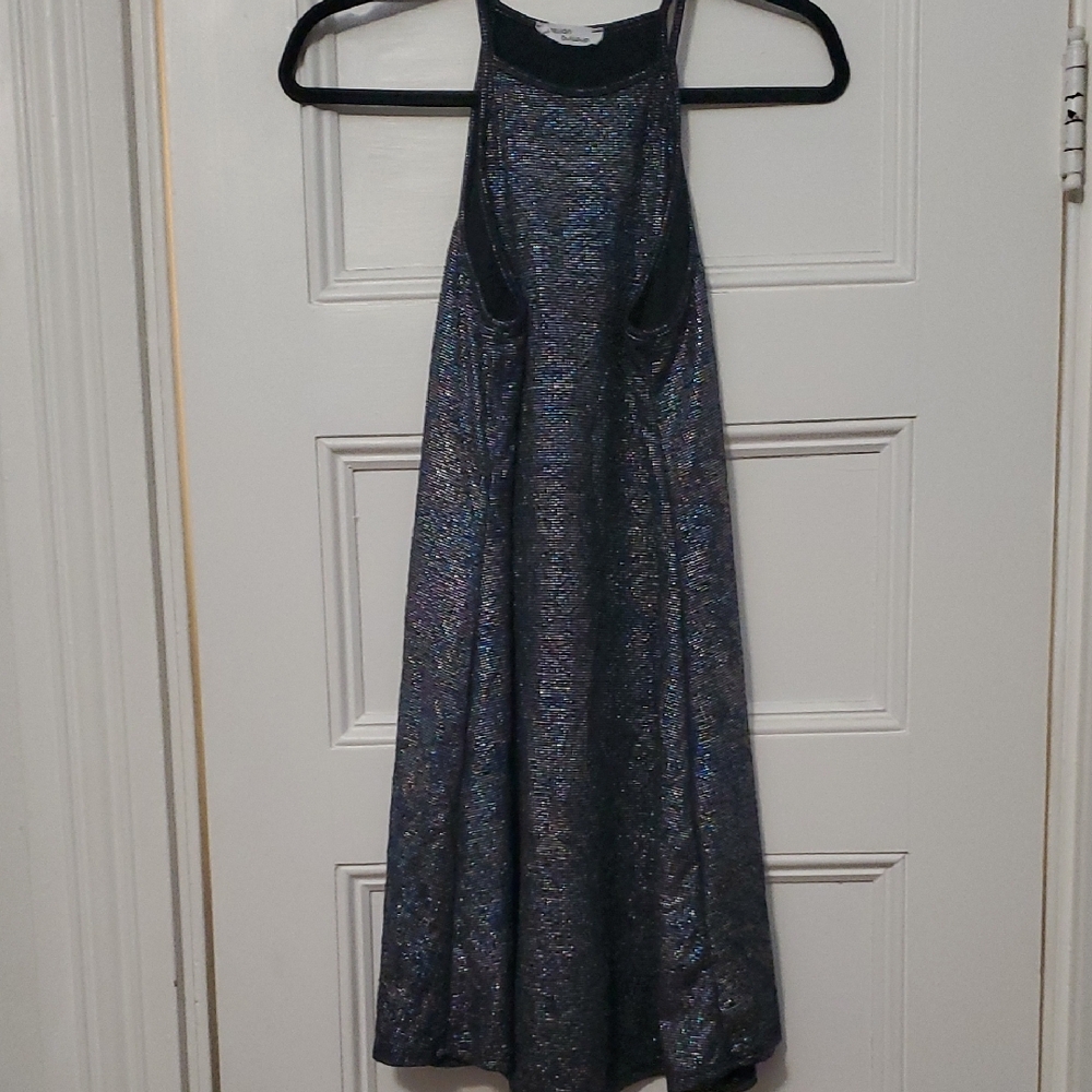 Elegant Iridescent Mini Dress